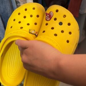 CROCS Kids Bright Yellow Sandals